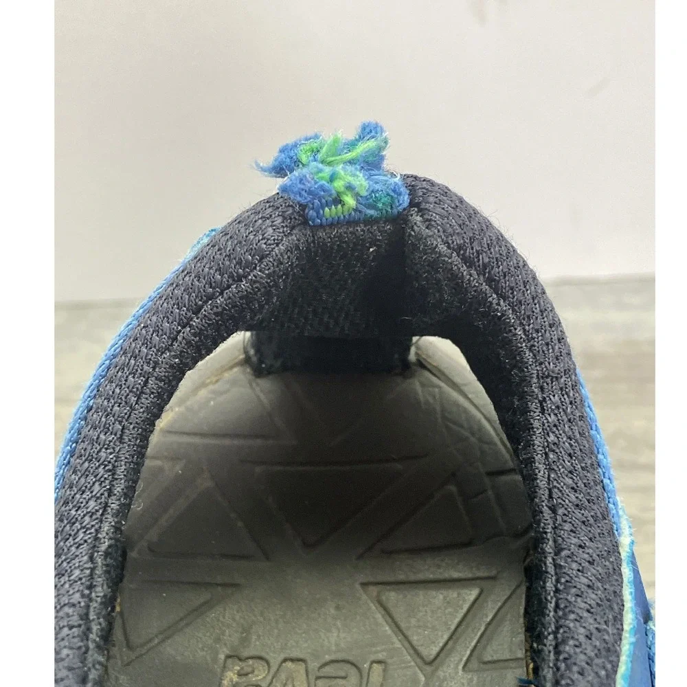 Teva Kids Blue Green Closed Toe Sport Sandals Bungee Water Hiking Shoes Size 12